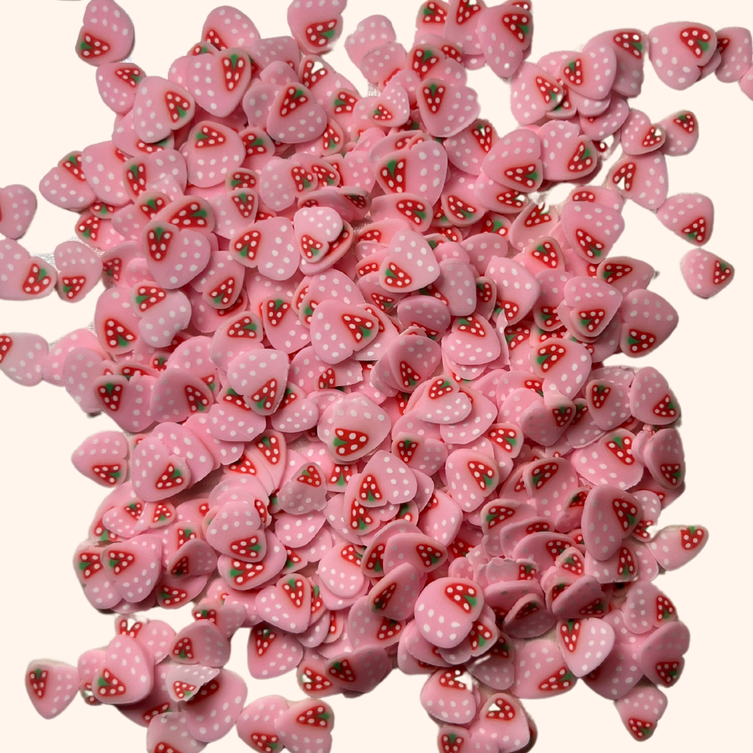 Strawberry Heart Tag