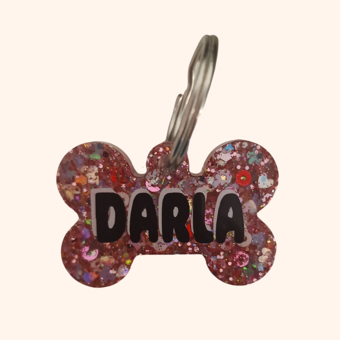 Glitter Pop Tag