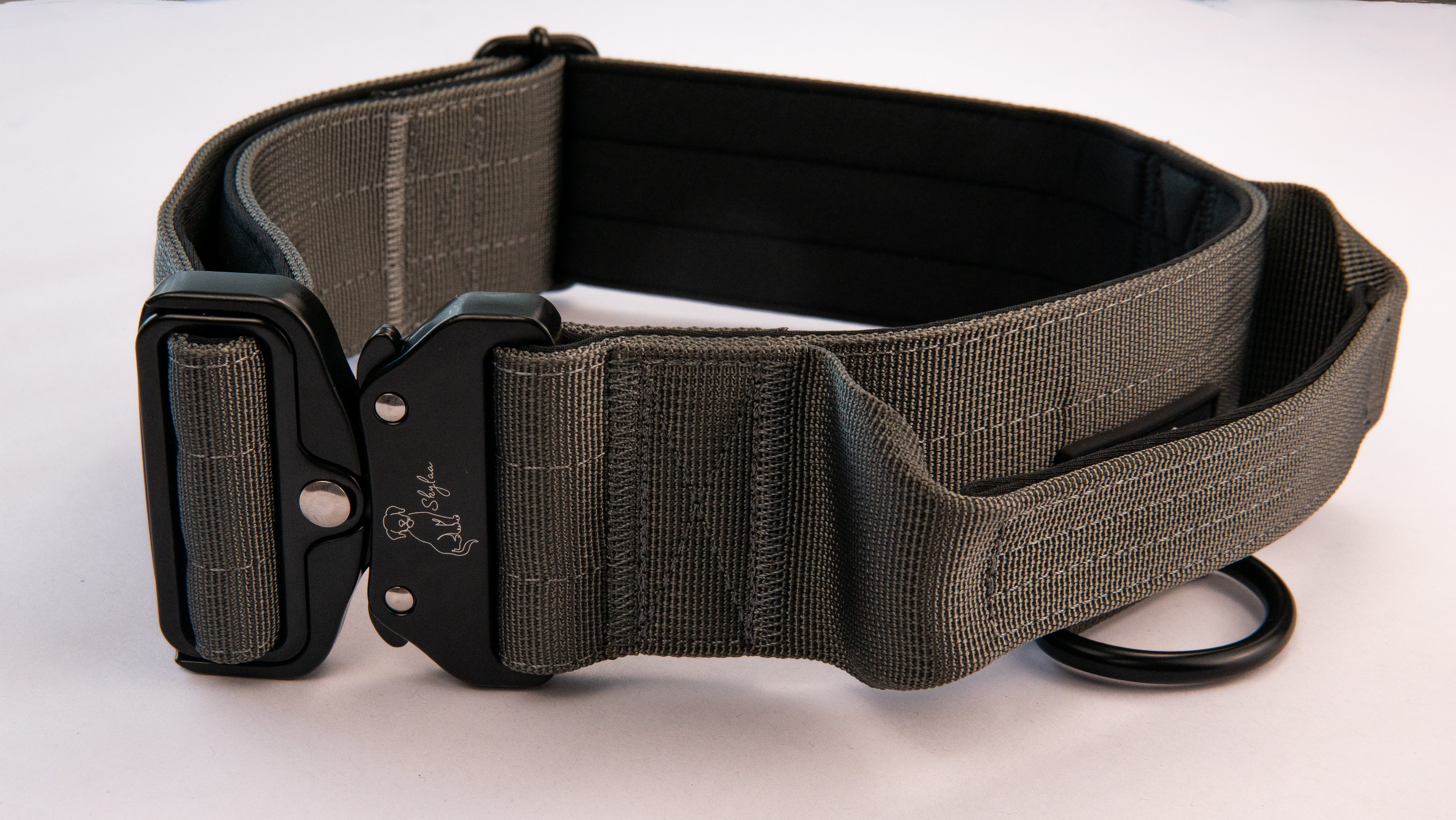 Dark Grey Buster Bundle- Handled Collar