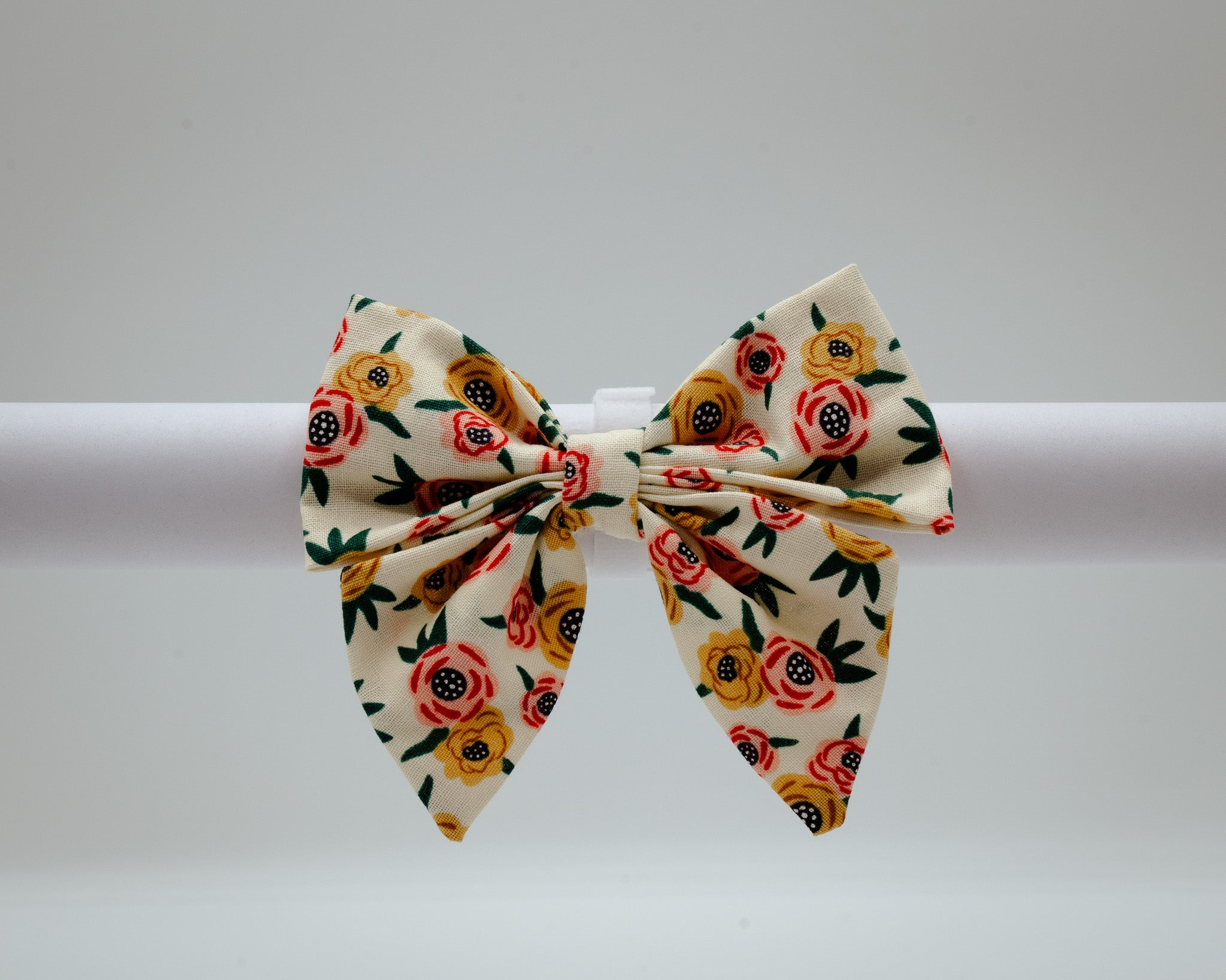 Dotty Floral Bow