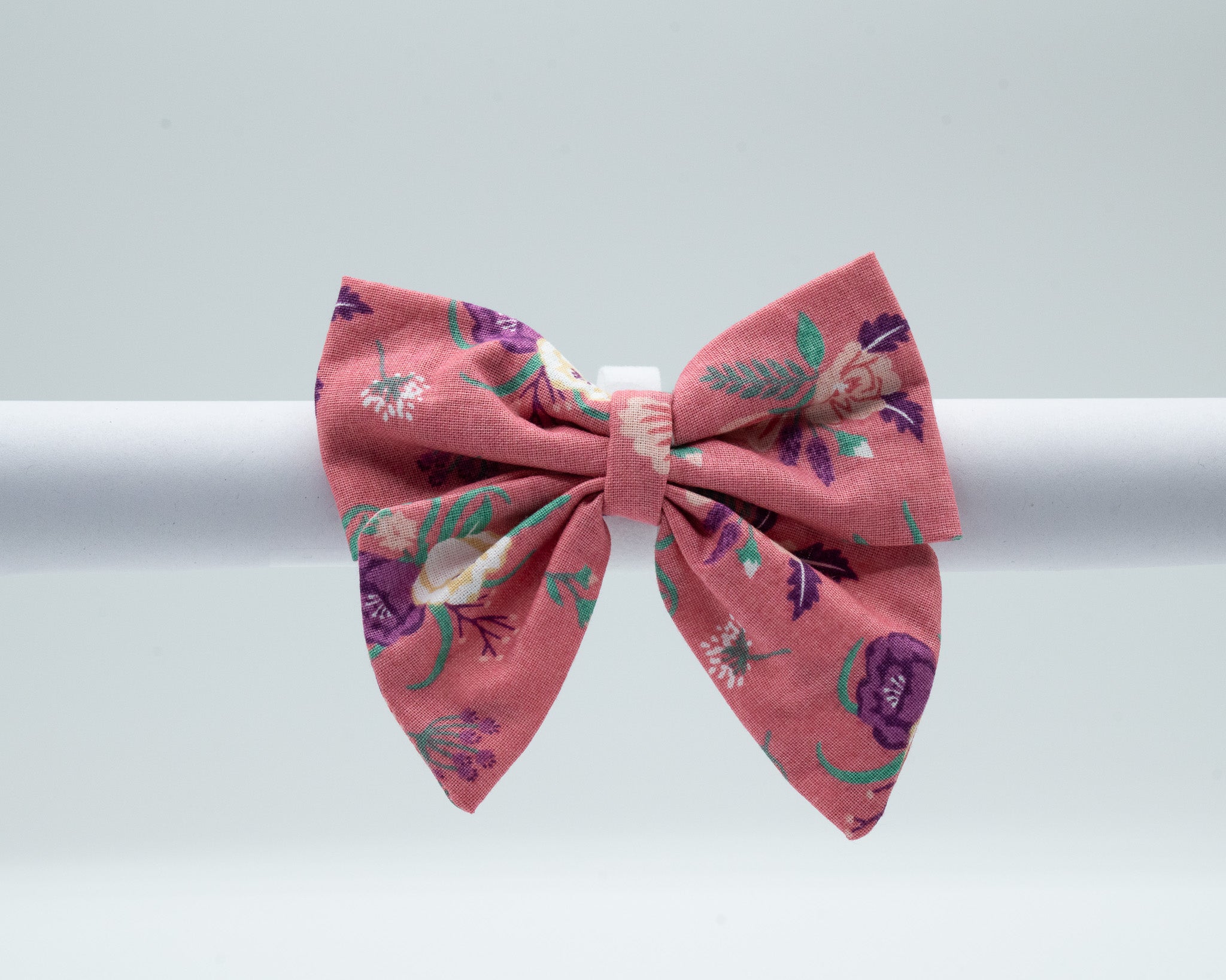 Pink Floral Bow