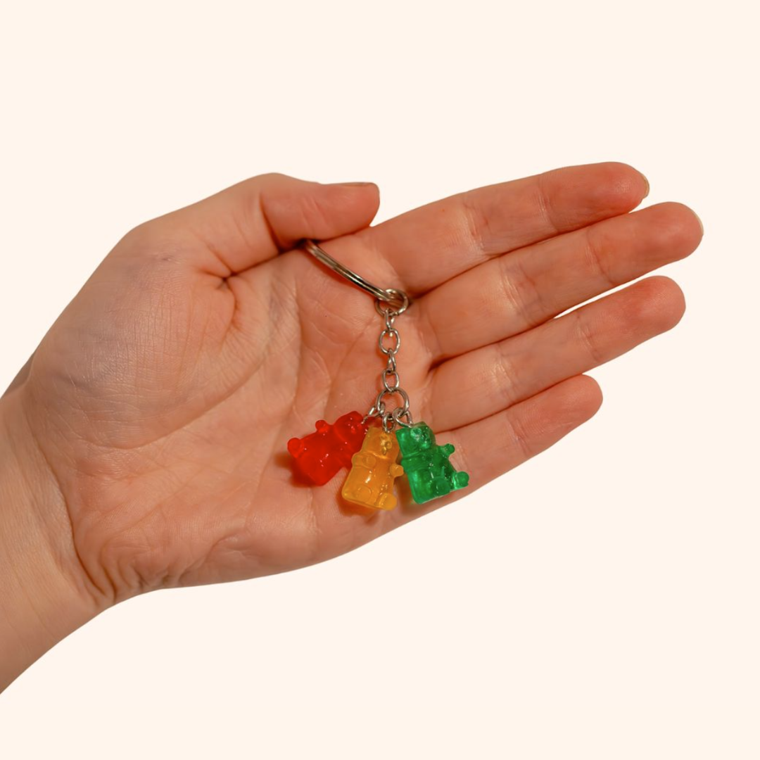 Gummy trio keyring