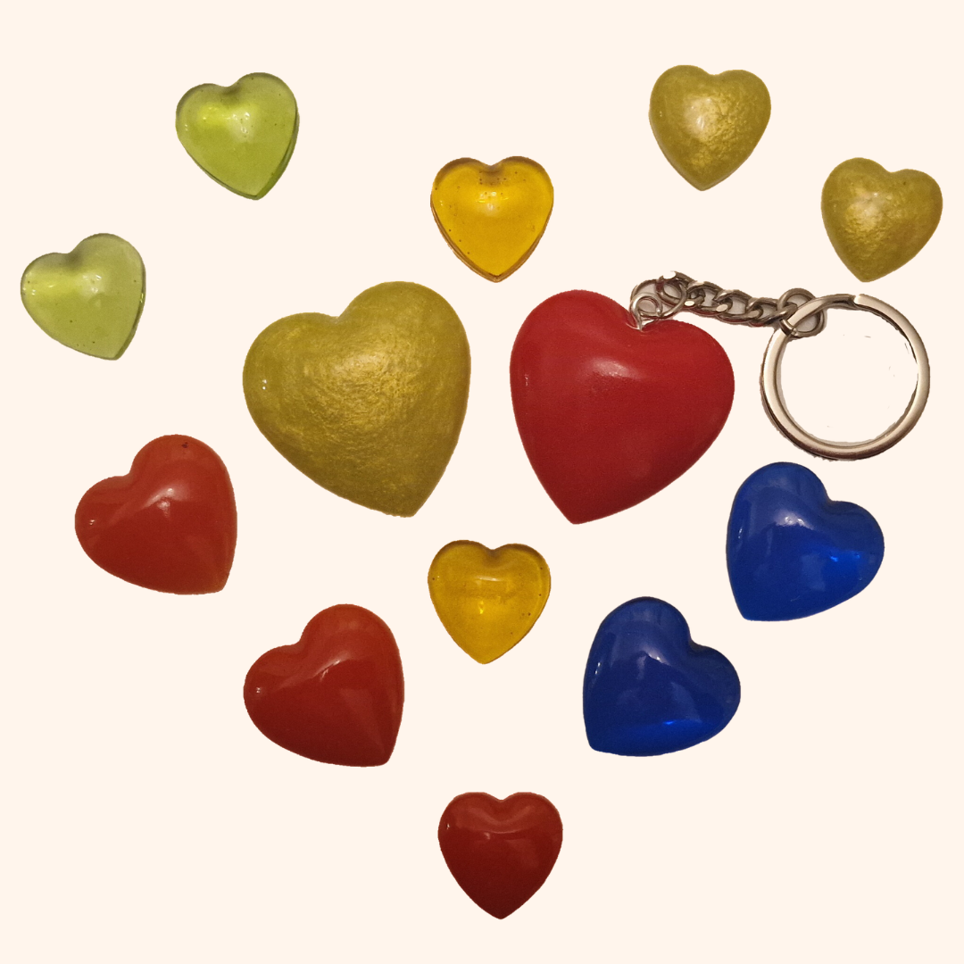 Heart keyring