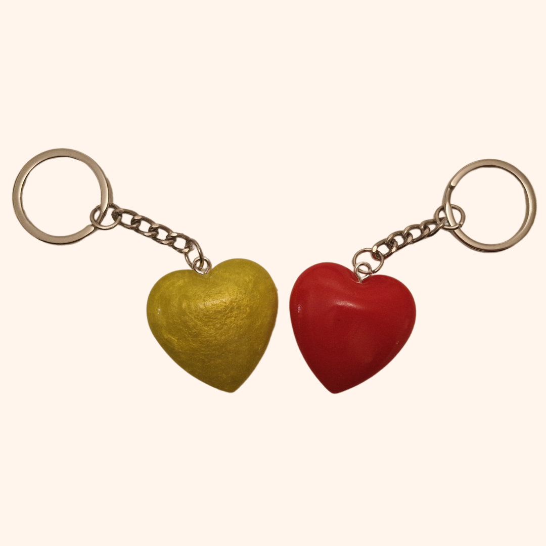 Heart keyring