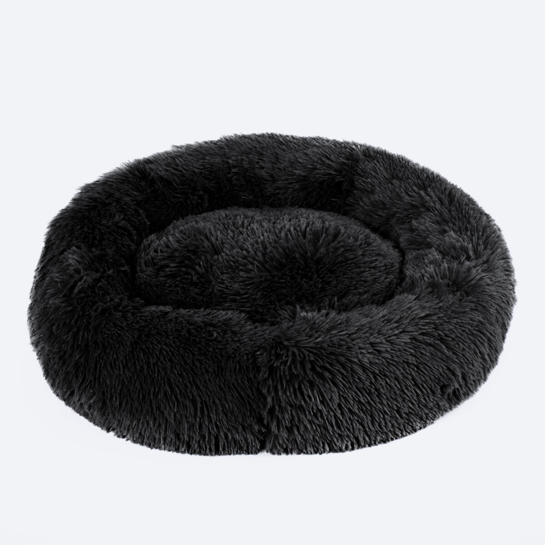 Black Anti-Anxiety Donut Bed