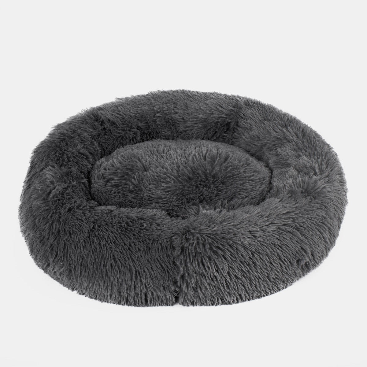 Grey Donut Anti-Anxiety Bed